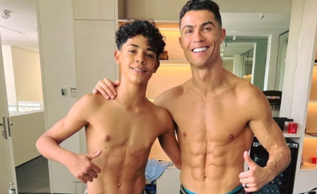 Cristiano Ronaldo reage à convocação do filho para seleção de